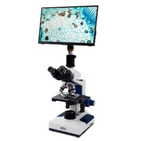 Conjunto de microscopio trinocular MBL2000-T-LED-SET
