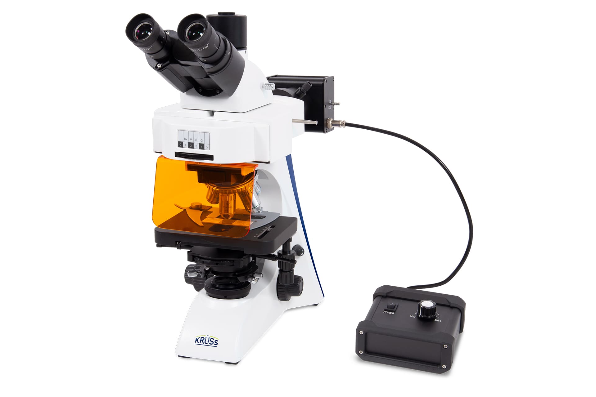 Microscopio trinocular MBL4000-T-F-PH-LED